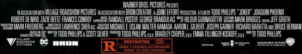 Rated R by the Motion Picture Association